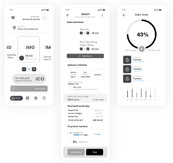 Nova Water App - Order Management